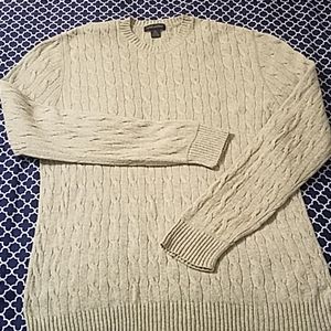 Mens Banana Republic cable sweater